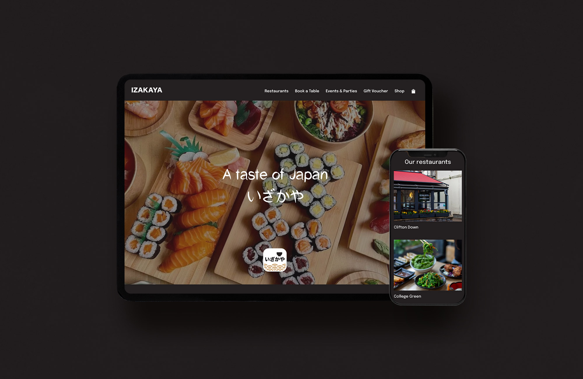 Studio-Exon-Izakaya-Devices-Website-Design